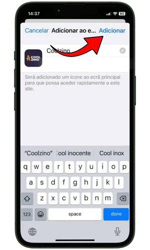 Adicionar Coolzino